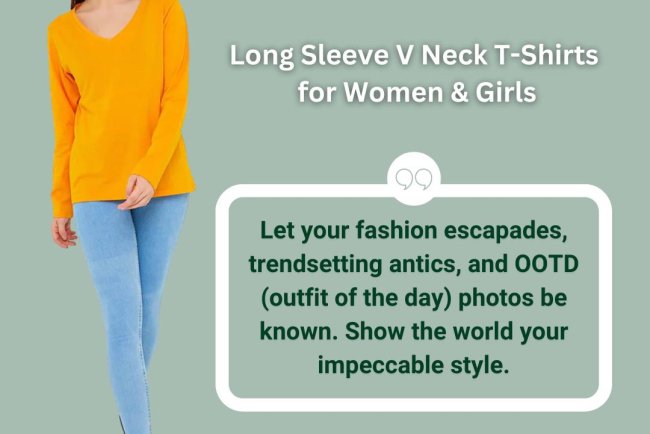 Best Long Sleeve V Neck T-shirts