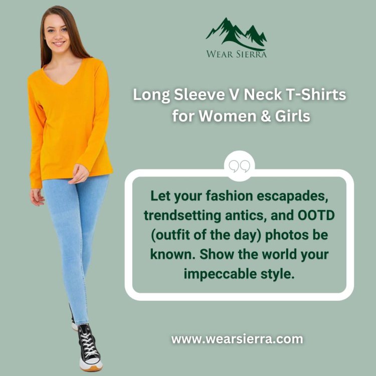 Best Long Sleeve V Neck T-shirts