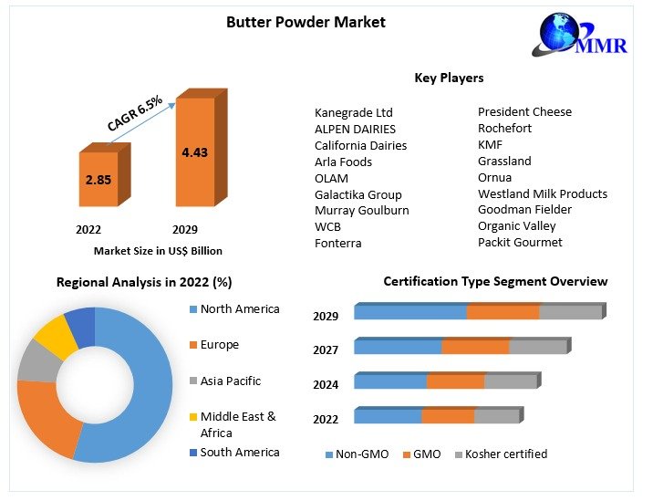 Butter Powder Market 2024 Size, Share, Competitive Landscape and Forecast to 2030